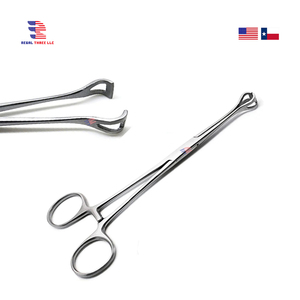 Pinces chirurgicales Babcock pour tissus intestinaux, pinces chirurgicales en acier inoxydable, instruments chirurgicaux orthopédiques vétérinaires CE - Product Image 1