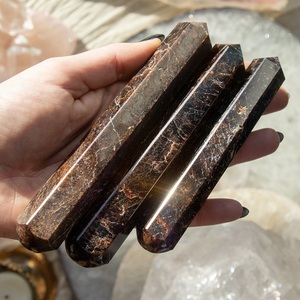 Super Quality Natural Soha Agate Garnet Crystal Towers Price for Healing Energy Decorative Sale Cross Animal Love <b>Fairy</b> Styles - Product Image 5