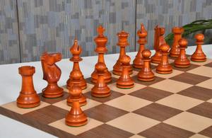 Piezas de Ajedrez Hechas a Mano del Torneo Internacional de Filipinas de 1973, Ebonizadas y Envejecidas, Rey de 4.2 cm, a un Precio Accesible - Product Image 2