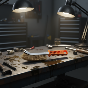 Pinceau Courbé avec Fils en Acier Plaqué Laiton de 0,3 mm Produit de Qualité Supérieure - Product Image 3