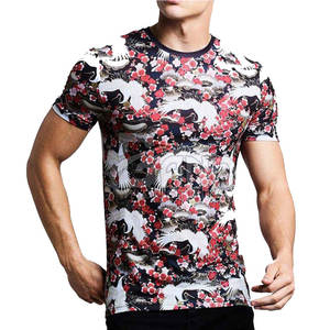 Camisetas de Sublimación de Alta Calidad para Uso Casual, Tejido de Algodón/Fibra de Bambú, Disponibles en Todas las Tallas para Hombre - Product Image 1