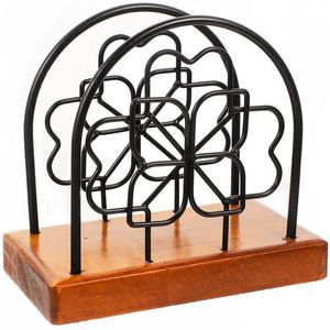Soporte de servilleta de calidad Maravillosa servilleta de soporte de acero inoxidable de gran calidad para Decoración de mesa servilletero - Product Image 6