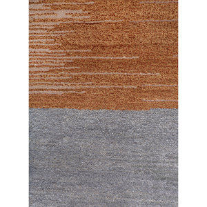 Alfombra de Lana y Seda de Bambú Tejida a Mano de Kavi, Color Rosa y Morado, con Patrón Abstracto para Uso Doméstico - Eskm-120 - Product Image 3