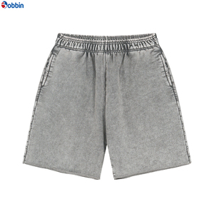 Pantalones Cortos Deportivos Holgados, Estilo Urbano, Novedad, Unisex, de Algodón, con Bordado Personalizado, Logotipo Impreso, Cintura Media - Product Image 3