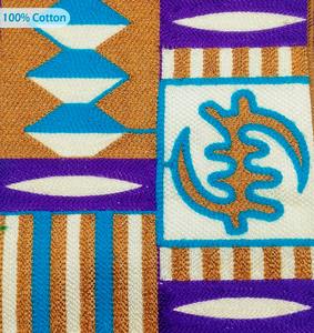 Premium Traditional Cotton Jacquard Woven Fabric 100 Percent Cotton Ethnic Design <b>Towel</b> Material for Fashion & Traditional Wear - Product Image 6