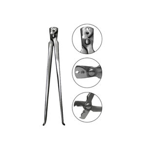 Extracteur de clou de chaussure, outil de maréchal-ferrant enduit de poudre noire, équipement de soin de sabot en acier forgé résistant fournitures professionnelles - Product Image 3