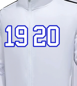 Conjunto Deportivo de Dos Piezas para Mujer de la Hermandad Zeta Phi Beta, Sudadera con Capucha y Pantalones Jogger Bordados de 1920, Color Azul Real, Felpa Griega - Product Image 6