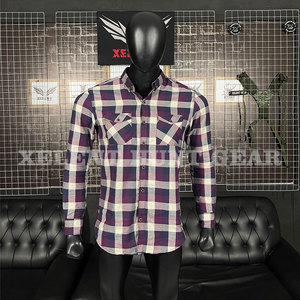 Camisas de Franela para Hombre, Manga Larga, 2 Bolsillos en el Pecho, Cierre de Botones, 100% Fibra de Bambú, Ecológicas, de Verano, Fabricadas por Xelent Hunt Gear - Product Image 2