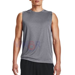 Débardeurs hommes 100% coton solide gilet mâle respirant hauts sans manches mince décontracté gymnastique course confortable maillot de corps débardeur - Product Image 1