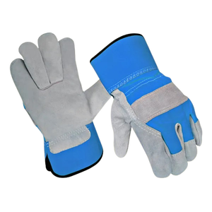 Premium Blue Canadian Rigger Guantes XL Tamaño La mejor calidad para el trabajo Construcción Alimentos Seguro Mano negra Brazo Protección a prueba de fuego - Product Image 5