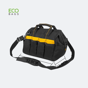 <b>Heavy</b> <b>Duty</b> Canvas Multi-Purpose Tote Bag Factory Directly Sold <b>Zipper</b> Closure Utility Tool Bag Gardening Functional OEM/ODM - Product Image 1