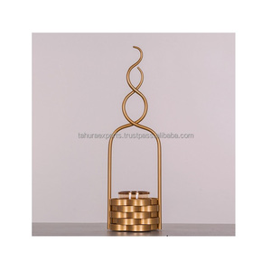 Candelabro de Metal de diseño antiguo para el hogar, Hotel, vajilla personalizable, decoración decorativa para el hogar, candelabro de Metal de Navidad - Product Image 5