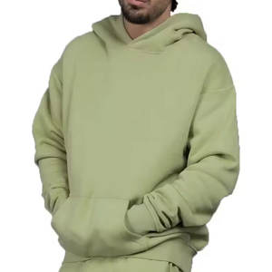 เสื้อฮู้ดแขนยาวสำหรับผู้ชายโอเวอร์ไซส์กระเป๋าจิงโจ้มีฮู้ดแขนยาวสั่งติดป้ายได้ตามต้องการ - Product Image 1