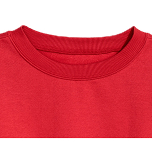 Sudadera Ecológica de Invierno para Mujer, Personalizada, Transpirable, de Poliéster/Algodón, con Forro Polar, Logotipo Frontal en Relieve/Bordado, Color Rojo - Product Image 2