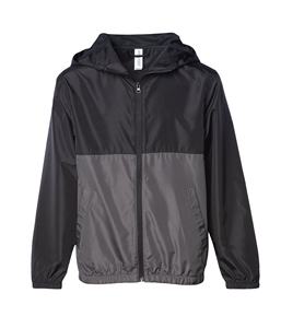 Veste coupe-vent à fermeture éclair OEM, veste coupe-vent imperméable de sport avec capuche, vestes décontractées pour hommes, veste matelassée d'extérieur à capuche - Product Image 1