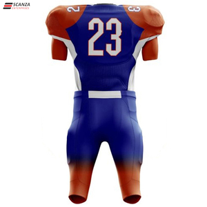Uniformes de Fútbol Americano Personalizables de Alta Calidad, Conjuntos Unisex de Poliéster, Camisetas Bordadas, Tallas Grandes para Adultos, Transpirables - Product Image 3