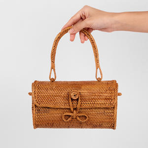 Sacs à main en rotin pour femmes, accessoires de haute qualité, sac à main tissé naturellement, sac à main en vente - Product Image 6