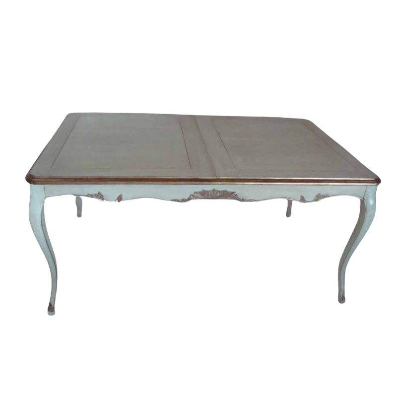 Antique White + Gold Painted