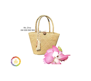 Eco Friendly Seagrass Bag Handmade Straw Tote for Women Perfect Summer Handbag for Beach Picnic Shopping or Daily Travel Use - Product Image 6