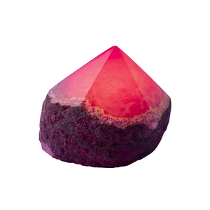 Base de corte de punta de ónix rosa de alta calidad, punto de cristal curativo, belleza natural, decoración perfecta para el hogar o la oficina, mayorista maestro - Product Image 2