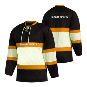 Logo de sublimation et de broderie personnalisé Maillots de hockey personnalisé Maillot de hockey sur glace Chemises à manches longues de l'équipe - Product Image 6