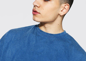 Nueva última moda para hombre, camiseta de gran tamaño con lavado ácido para exteriores para hombre, Camiseta de algodón pesado 100% con estampado gráfico personalizado para hombre - Product Image 5