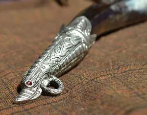 Corne de boissons en forme de partage de haute qualité Nouveau design Lunettes en corne de buffle Artisanat naturel pour l'exportation d'expérience de consommation de qualité supérieure - Product Image 4