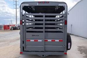 Meilleure offre d'usine pour des remorques à chevaux en calicot de qualité 6' X 16' Remorque pour bétail Remorque agricole Double essieu Boîte Cage Meilleur prix - Product Image 6