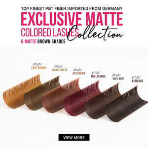 Charmlash Best Selling Matte Brown <b>Lash</b> <b>Extensions</b> Super Soft Brown Eyelash <b>Extensions</b> OEM ODM Pbt Fiber Brown Eyelash Supplies - Product Image 6