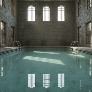 Camiseta de manga larga del equipo de natación Alcatraz, camiseta promocional con temática de la prisión de Alcatraz - Product Image 3