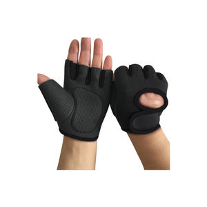 Adjustable wrist support gym gloves breathable mesh padded palm non slip design for weight lifting fitness workout - Product Image 6