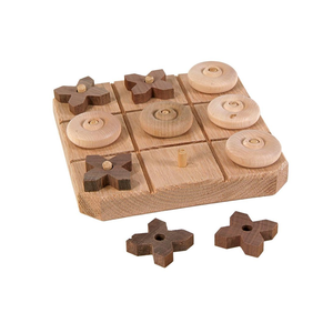 Jeu de société amusant Tic Tac Toe pour enfants et amis, apprentissage sans écran, jeu d'exercice mental et activité de salle de jeux - Product Image 1