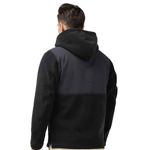 Sudadera con capucha y media cremallera para hombre, estilo oversize, 100% algodón, corte holgado, streetwear, con logotipo personalizado, OEM, venta al por mayor - Product Image 2