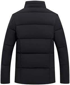 Parka en duvet de canard blanc de haute qualité pour hommes veste d'hiver décontractée avec capuche chaude à col montant réversible XL vêtements d'extérieur en toile neige - Product Image 3