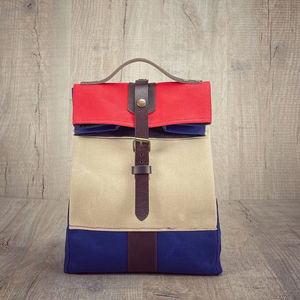 Sac à déjeuner isotherme en toile de cuir écologique durable, sac à déjeuner portable réutilisable pour le travail LCLB-0045 - Product Image 1