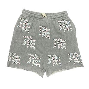 Pantalones Cortos de Hombre de Ganchillo, Estilo Retro, Holgados, con Diamantes, de Marca Americana de Moda, de Alta Calidad, Venta al por Mayor - Product Image 3