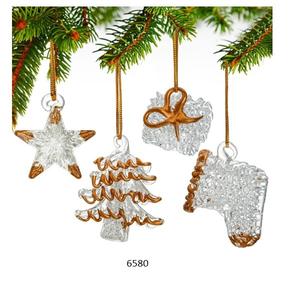 Adorno colgante de cristal transparente de alta calidad, diseño único para árbol de Navidad, Año Nuevo, decoración para fiesta de boda, Bola de Navidad, adorno para árbol - Product Image 2