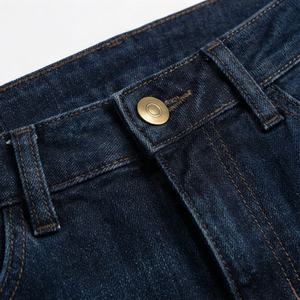 Pantalons en jean pour femmes, décontractés, longueur entière, lavés, de qualité supérieure, jambes larges, pantalons de mode, logo personnalisé, OEM, streetwear élégant de qualité supérieure - Product Image 4