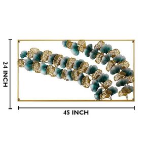 ตกแต่งผนังด้วยโลหะดีไซน์รูปใบไม้หรูหราเหมาะสำหรับห้องนั่งเล่น/โรงแรม/ร้านอาหาร/ห้องนอน/ห้องวาดภาพ - Product Image 5