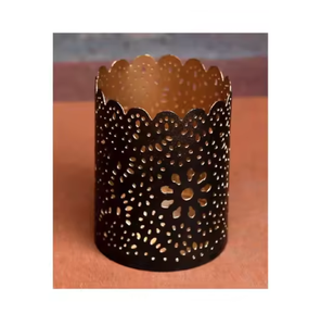 Soporte votivo de luz en T de metal hecho a mano de diseñador de alta calidad para bodas y decoración del hogar por fabricante indio - Product Image 3