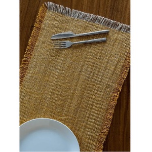Eco-friendly Linen Placemat GOTS Certified Waterproof & Durable Customized Design Easy Clean Modern Kitchen <b>Table</b> <b>Mat</b> - Product Image 3