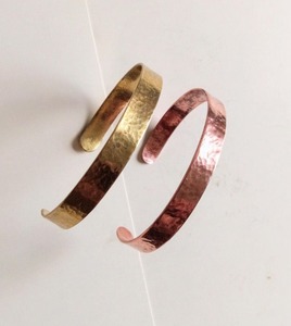 Handmade pure <b>copper</b> <b>bracelet</b> for <b>men</b> women arthritis pain relief healing <b>magnetic</b> therapy bangle adjustable open cuff design - Product Image 3