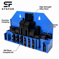 Kit de serrage de haute qualité 58 pièces pour machine de fraisage, avec blocs de serrage M12 M14 M16 pour outillage CNC