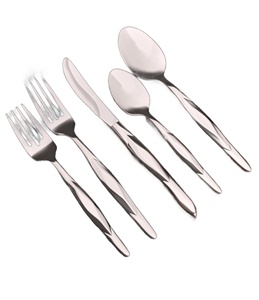 Venta al por mayor personalizada Hotel utensilios de cocina cubiertos cuchillo tenedor cuchara de alta calidad juego de cubiertos de acero inoxidable para el hogar - Product Image 3