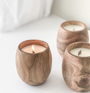 Bougies en bois de taille personnalisée de haute qualité pour la cuisine à domicile pour le décor de salon bougeoirs en métal lanternes bocaux à bougies - Product Image 5
