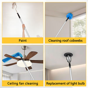 Rallonge de <span class=keywords><strong>rouleau</strong></span> de <span class=keywords><strong>peinture</strong></span> en aluminium en fibre de verre à double clic robuste de 4 pieds - Product Image 6