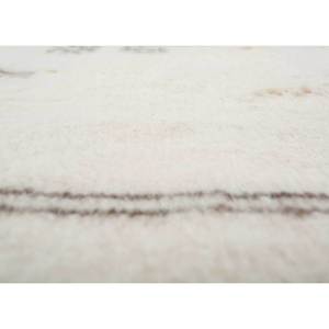 Tapis en laine ivoire Zuri AKWL-1640, grand format, noué à la main, motif géométrique abstrait, rectangulaire, 3D, pour salon, usage domestique - Product Image 3