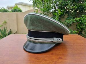 Gorra Alemana de la Segunda Guerra Mundial Edición Limitada |   Sombrero de Oficial de Generales con Alambre de Bullion de la Segunda Guerra Mundial |   Gorro M43, Gorros Alemanes SS M42 - Product Image 2