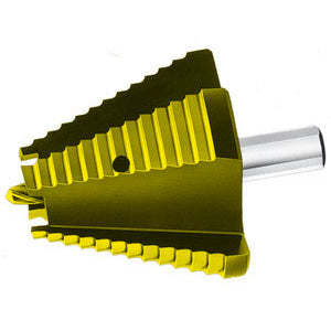 Sierras perforadoras escalonadas de acero HSS de 12 pasos, modelo 8902G, para chapa metálica - Product Image 1
