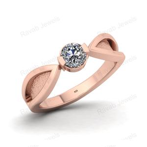 Joyería de circón delicada de plata de ley de 5mm más vendida con ajuste de bisel fabricación mayorista personalizada para mujeres para fiestas - Product Image 3